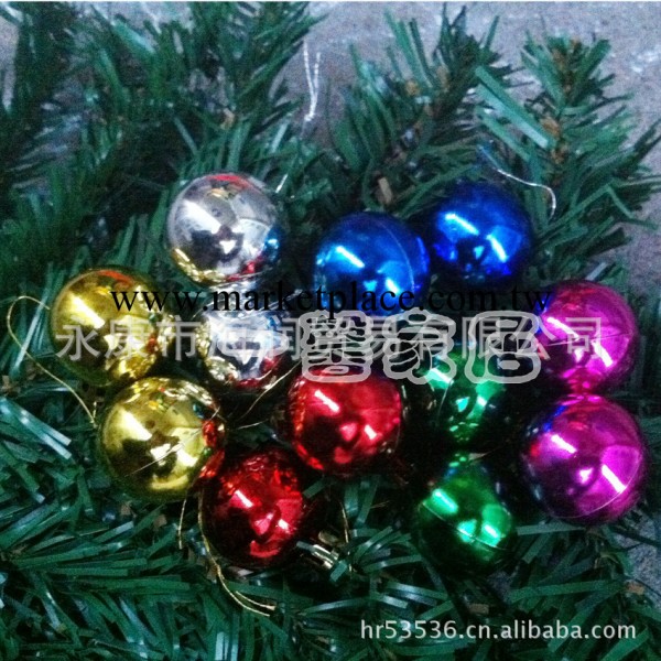 3厘米電鍍光球 聖誕樹掛件 聖誕裝飾品 12個一包工廠,批發,進口,代購
