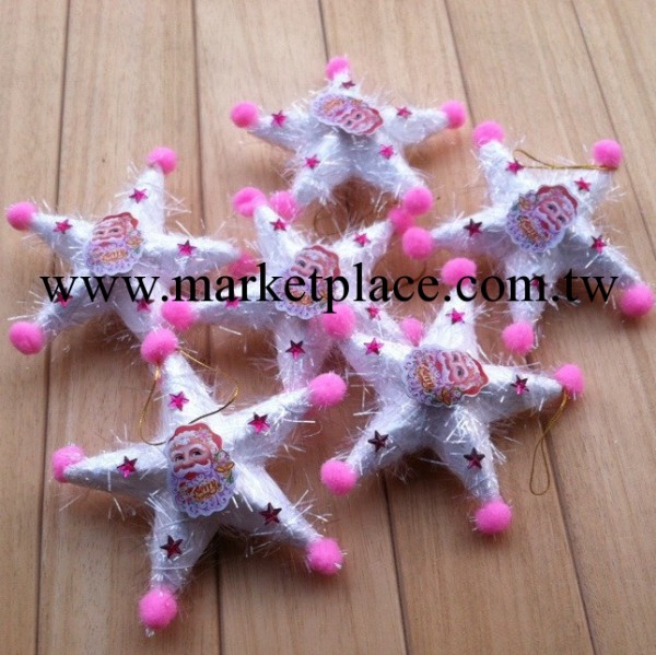 聖誕禮物 聖誕裝飾品 聖誕裝飾物泡沫 10CM雪花五角星（6個一包）工廠,批發,進口,代購