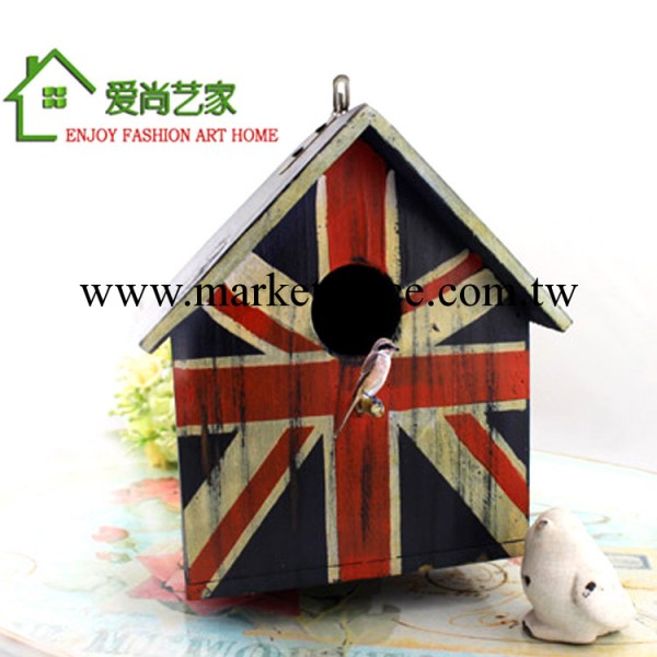 寵物用品廠傢直銷擺設裝飾品英國國旗色鳥籠 木鳥屋 玩具鴿子籠工廠,批發,進口,代購