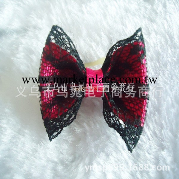韓版飾品寵物蕾絲蝴蝶結頭花，寵物用品批發，狗狗飾品，貓咪頭飾工廠,批發,進口,代購