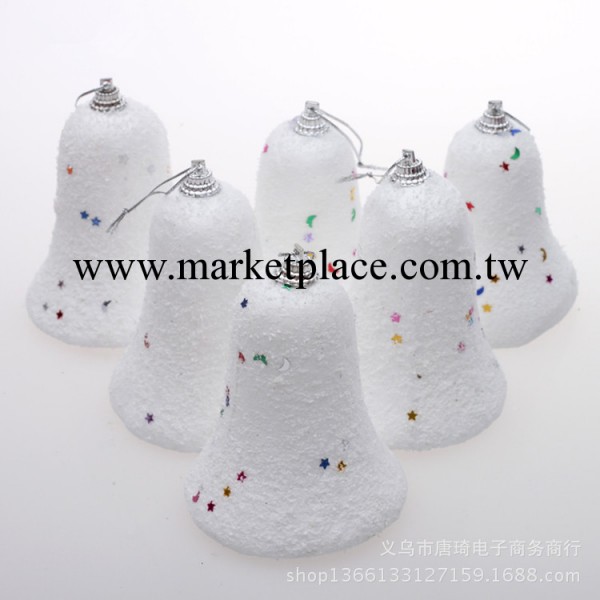 聖誕泡沫星星鈴鐺 聖誕節裝扮 聖誕樹裝飾品 節日裝扮 大號鈴鐺工廠,批發,進口,代購