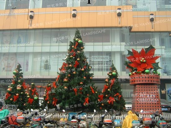 廠傢專業定制商場 酒店 購物中心聖誕裝飾 大聖誕樹工廠,批發,進口,代購