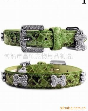 鑲鉆寵物項圈、皮項圈、狗帶、寵物用品（廠傢直銷）工廠,批發,進口,代購