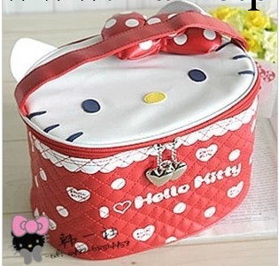 日本正品 Hello Kitty 化妝包凱蒂貓貓頭手提化妝箱收納包 限量版工廠,批發,進口,代購
