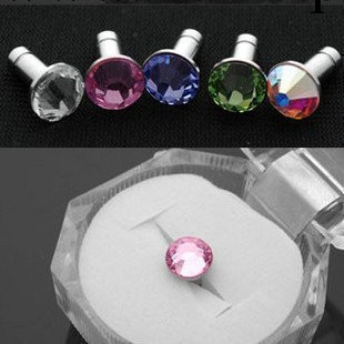 蘋果 iphone4/4s ipod  new ipad 三星 鉆石防塵塞 耳機孔塞 彩色工廠,批發,進口,代購