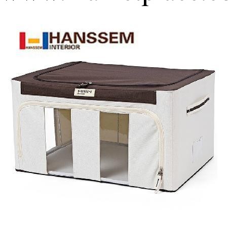 HANSSEM韓國漢森 牛津佈鋼架 收納箱 百納箱 整理箱 雙支架整理箱工廠,批發,進口,代購