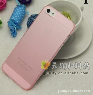 爆款 iphone5 超薄磨砂殼 側孔全開 0.5mm手機殼 超薄保護殼 外殼工廠,批發,進口,代購