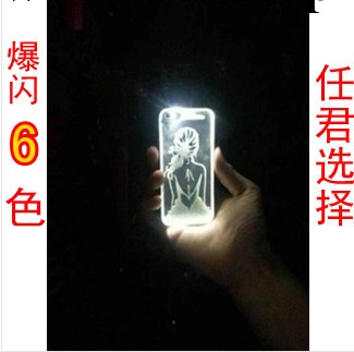 最新款來電閃蘋果5彩膜 iPhone5手機貼膜 卡通七彩閃光手機保護膜工廠,批發,進口,代購