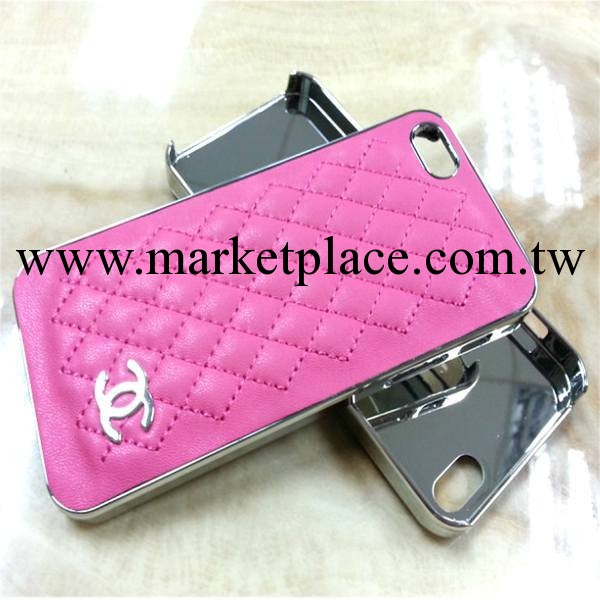 蘋果iphone5 小羊皮 貼皮電鍍C手機殼 IPHONE5S 雙C時尚奢華殼工廠,批發,進口,代購