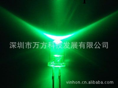 供應3mm白發翠綠色LED（發光二極管）批發・進口・工廠・代買・代購