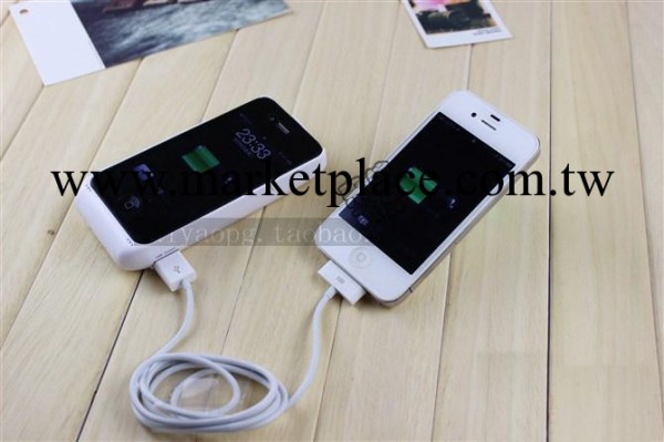 蘋果iphone4 iphone4s背夾電池 充電寶外殼 外置移動電源3000毫安工廠,批發,進口,代購