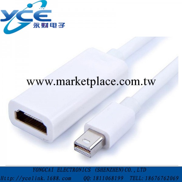 Mini DP M TO HDMI  新款連接器 高清視頻轉換器 mini dp轉HDMI工廠,批發,進口,代購