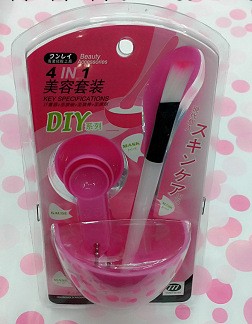 四合一美容套裝 小號 面膜碗 面膜刷套裝面膜勺 面膜棒工廠,批發,進口,代購