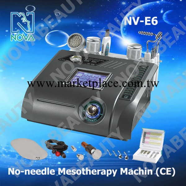 NV-E6 無針美塑，超音波，冷熱錘，鉆石微雕美容機 6 IN 1 MESO工廠,批發,進口,代購