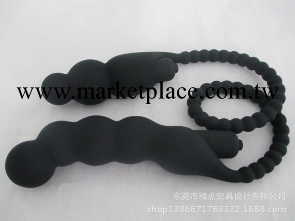 成人用品 高級醫用矽膠震動棒肛塞/女用自慰器/兩用震動 性保健品工廠,批發,進口,代購