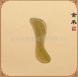 供應天然牛角刮痧板 白八字片工廠,批發,進口,代購