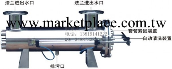 用於食品用水消毒設備 紫外線消毒器 管道式殺菌器特價工廠,批發,進口,代購