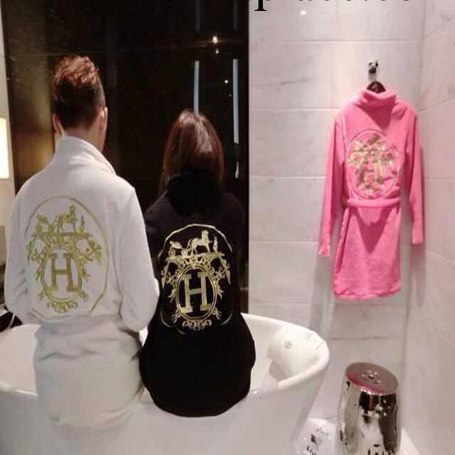 氣質華麗傢居服秋冬 土豪金刺繡珊瑚絨情侶睡衣套裝男女1881工廠,批發,進口,代購