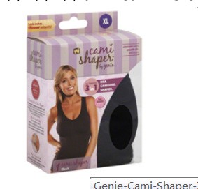 2013必備Cami Shaper by Genie 塑身長款雙層背心帶胸罩墊背心工廠,批發,進口,代購