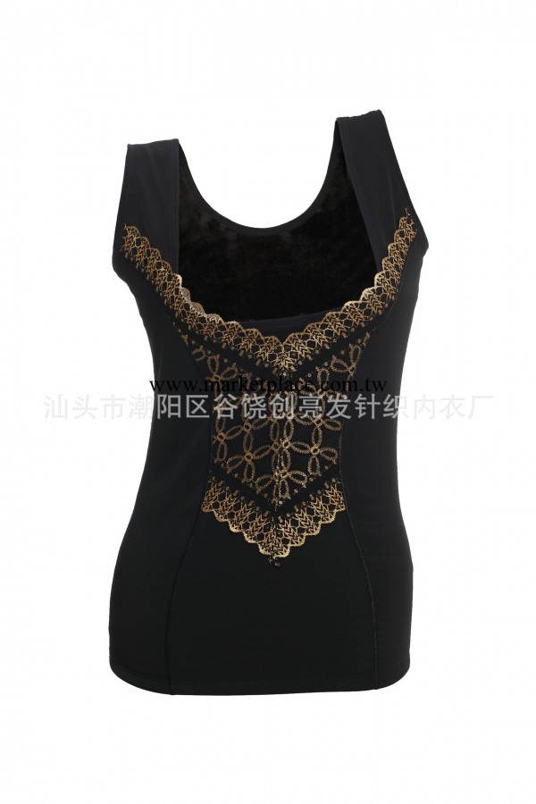 精品 修身矯正塑身彈力加厚 時尚花邊美體托胸加絨加厚女士背心工廠,批發,進口,代購