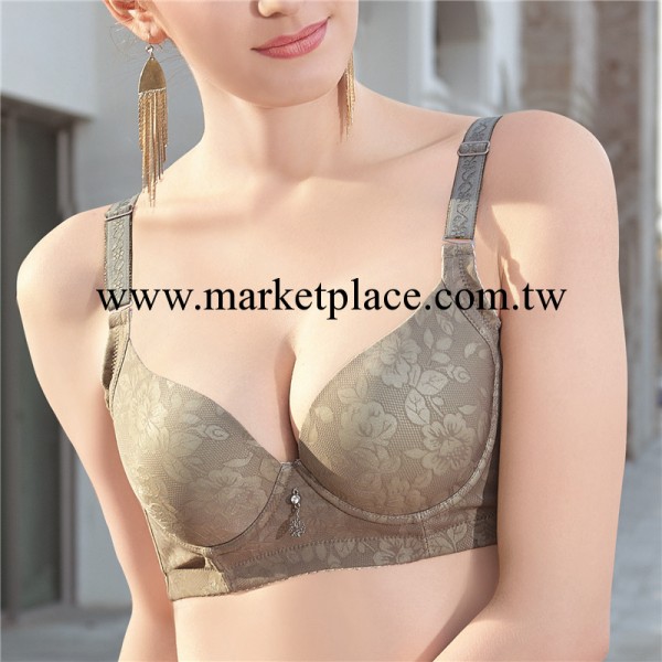 批發 優品 高檔暗花3/4超軟棉調整型聚攏胸罩內衣工廠,批發,進口,代購