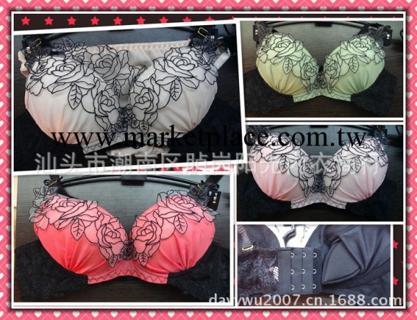 蕾絲 高貴牡丹刺繡 日韓胸罩套裝 聚攏日韓 內衣2030工廠,批發,進口,代購