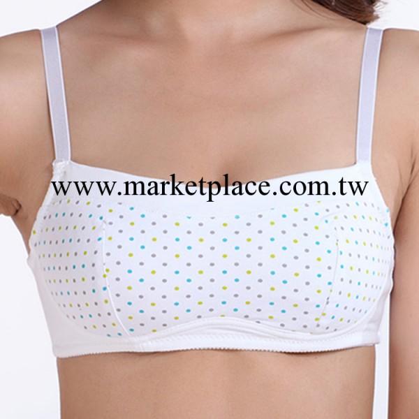 【新品】 圓點印花 純棉 少女內衣背心  胸罩 胸罩 少女內衣批發工廠,批發,進口,代購