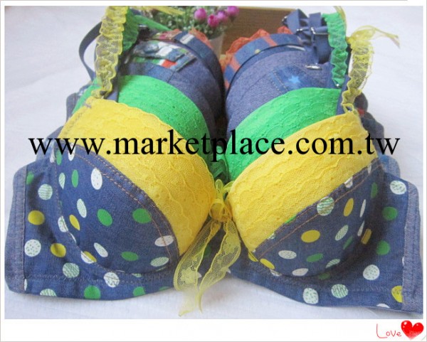 2013新爆款日韓內衣胸罩 日韓少女內衣胸罩 復古牛仔胸罩批發工廠,批發,進口,代購