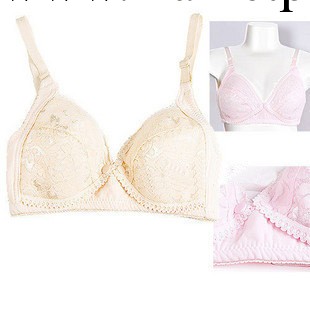 孕婦內衣 孕產哺乳胸罩 前開扣式 蕾絲花紋哺乳內衣 100%棉工廠,批發,進口,代購