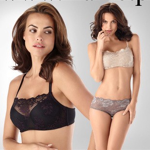 原單防走光帶胸墊 聚攏蕾絲抹胸式橫胸 胸罩 內衣 胸罩工廠,批發,進口,代購