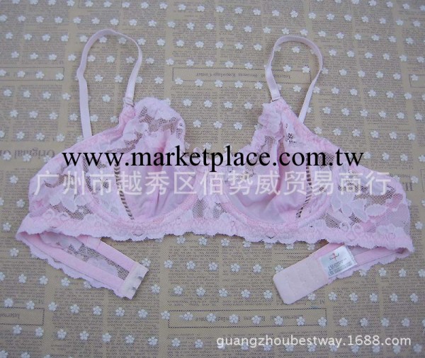 特價粉紅蕾絲貼身超薄胸罩 淘寶胸罩 超薄內衣 外貿內衣批發 外單工廠,批發,進口,代購