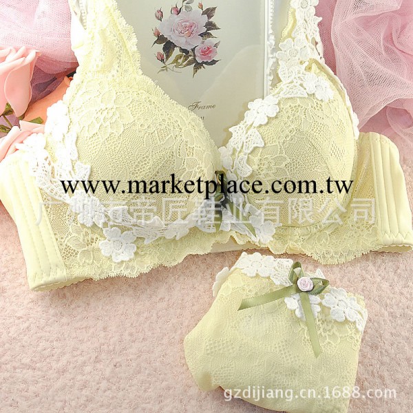 3308 時尚新款四排扣調整型女士超聚攏日系胸罩內衣套裝批發工廠,批發,進口,代購