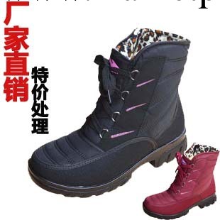 北京佈鞋新款女士中筒加絨加厚棉鞋 紅色時尚雪靴 雪地鞋批發工廠,批發,進口,代購