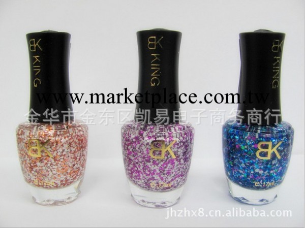 BK正品新款8018美甲大亮片指甲油30色美甲爆款流行17ml 批發熱銷工廠,批發,進口,代購
