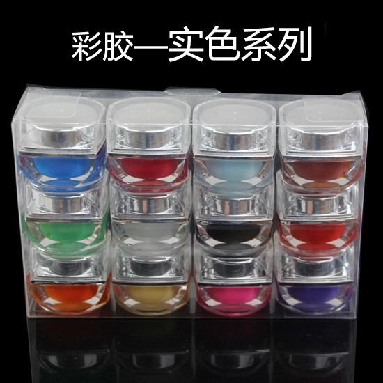 人氣指甲油美甲光療水晶美甲 UV樹脂彩膠 實色系列工廠,批發,進口,代購