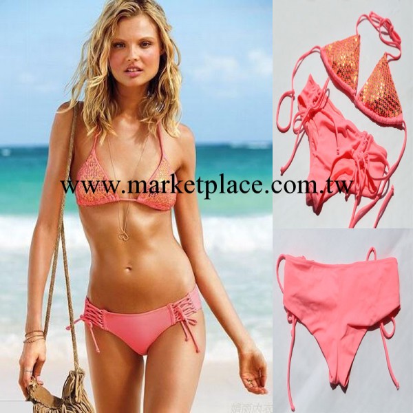 維多利亞的秘密泳衣新款 亮色 比基尼泳裝廠傢直銷工廠,批發,進口,代購