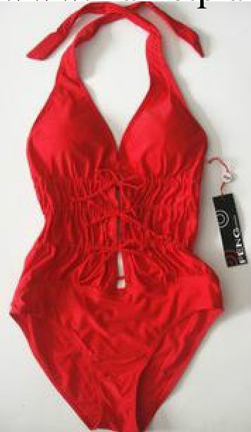 維多利亞的秘密泳衣 露背性感 聚攏 外貿實拍紅色 連身工廠,批發,進口,代購