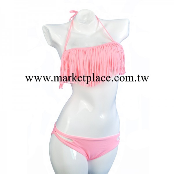 品牌分體泳衣 性感歐美比基尼 流蘇款分體三角泳衣 廠傢直銷工廠,批發,進口,代購