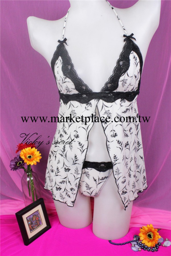 【全網最低價】維多利亞的秘密 宮廷式蕾絲性感吊帶睡衣睡裙9003工廠,批發,進口,代購