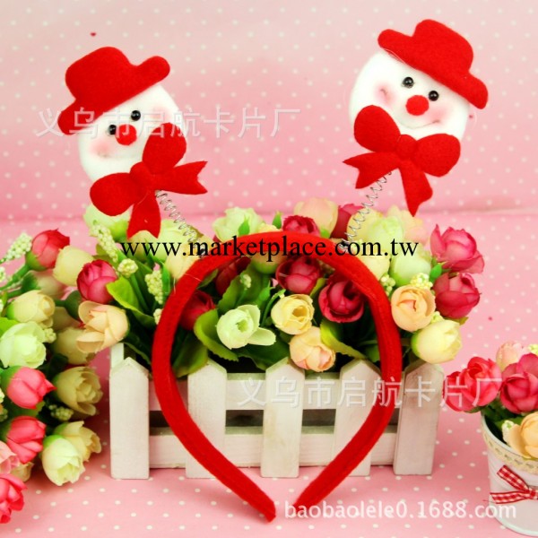 聖誕節裝飾品 聖誕晚會用品 兒童成人均可帶 聖誕頭箍/頭扣批發工廠,批發,進口,代購