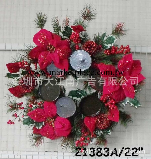 Christmas Wreath 喜慶用品 聖誕禮品 聖誕 聖誕花環 掛件  裝飾工廠,批發,進口,代購