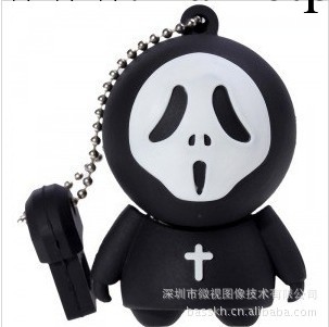 元旦禮品卡通隨身碟 鬼臉隨身碟 創意隨身碟1G-32G 免費樣品 開模移印 lOGO工廠,批發,進口,代購