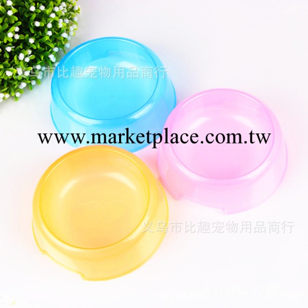 批發寵物透明碗 寵物塑料單碗 寵物碗 超小號 耐臟易清洗 現貨工廠,批發,進口,代購