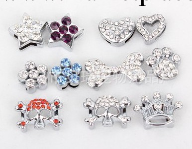 （小額批發）白色水晶鉆穿飾,狗項圈飾品 寵物用品批發工廠,批發,進口,代購