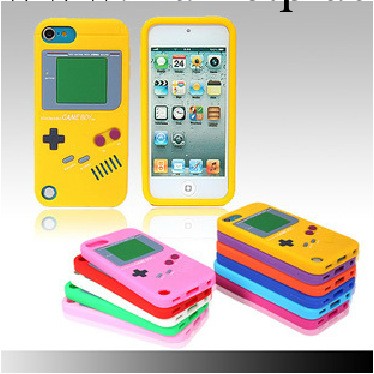 復古遊戲機ipod touch 5手機套 軟矽膠套 GameBoy遊戲機工廠,批發,進口,代購