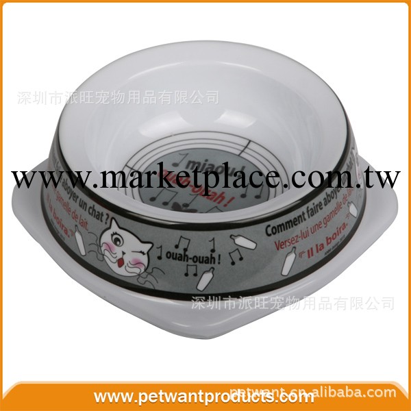 MB-A1003貓音樂圖案狗碗 食具 寵物用品工廠,批發,進口,代購