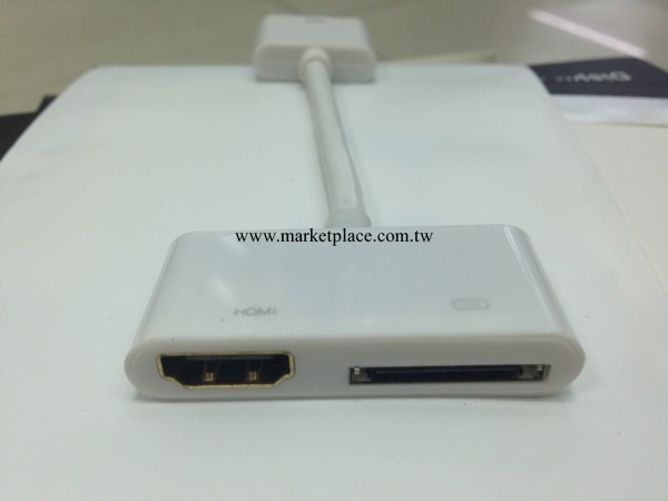 大量批發 高清iphone ipad 轉hdmi+蘋果30pin 接口工廠,批發,進口,代購