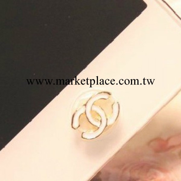 蘋果iPhone5按鍵貼iphone 4 4s 畫油雙C手機按鍵貼 home貼工廠,批發,進口,代購