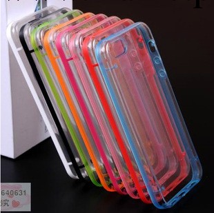 蘋果iphone5S透明夜光保護套TPU軟硬手機殼廠傢K2489工廠,批發,進口,代購