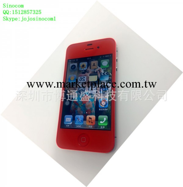 供應 iphone4S 蘋果總成 液晶總成 後蓋 返回鍵 紅色套件工廠,批發,進口,代購